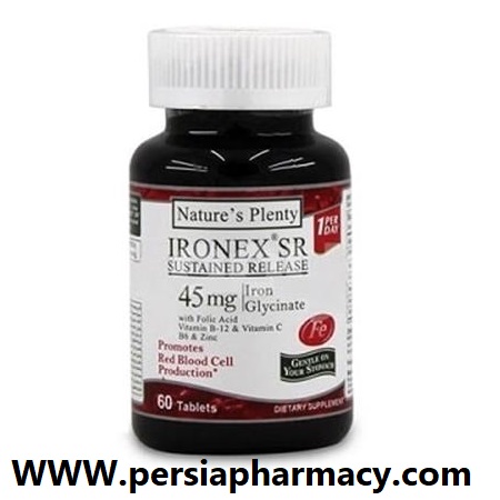 قرص آیرونکس اس آر 60عددی نیچرز پلنتی Natures Plenty 