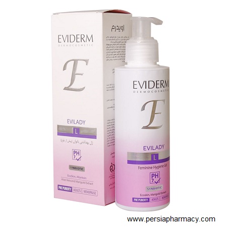 ژل بهداشتی بانوان پیش از بلوغ اوی لیدی 150 میلی لیتر اویدرم EVIDERM