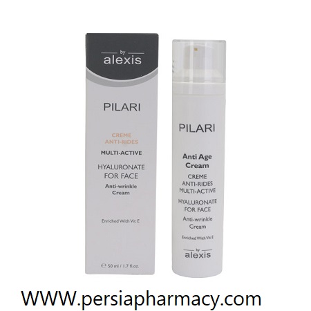 کرم مناسب چروکهای سطحی پوست حجم 50 میلی لیتر پیلاری الکسیس Pilari