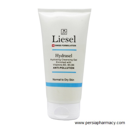 ژل شست و شوی آبرسان صورت هیدراسل مناسب پوست معمولی تا خشک 150 میلی لیتر لایسل LIESEL
