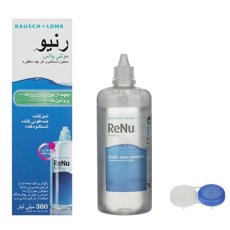 محلول شستشوی لنز چند منظوره 360 میلی لیتری رنیو Renu