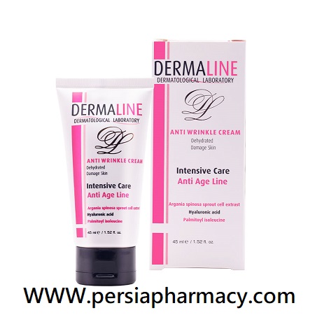 کرم مناسب چروک های سطحی پوست حجم 45 میلی لیتر درمالاین Dermaline