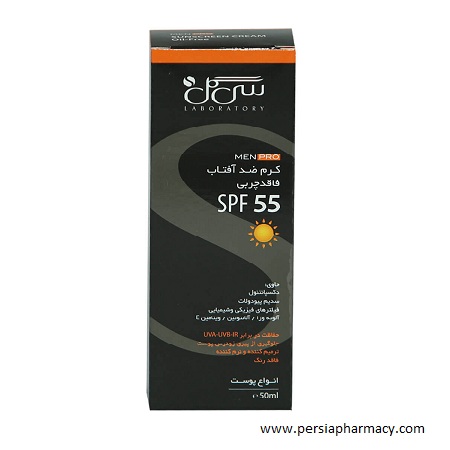 کرم ضد آفتاب مناسب آقایان فاقد چربی SPF55 انواع پوست حجم 50 میلی لیتر سی گل SEAGULL