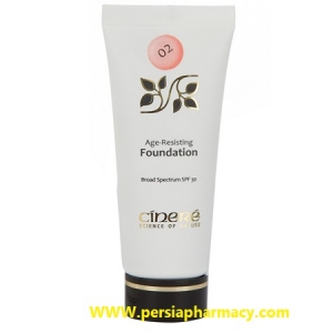 کرم پودرضدچروک شماره2 spf30 حجم 40میلی لیتری سینره Cinere