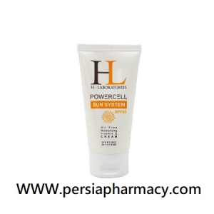 کرم ضد آفتاب بی رنگ SPF50 حجم 50 میلی لیتر پاورسل اچ لابراتوریس H laboratories 