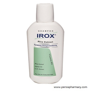 شامپو سبوس برنج مخصوص موهای خشک و رنگ شده 200میلی لیتر ایروکس IROX