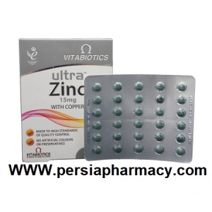قرص اولترا زینک 60 عددی ویتابیوتیکس Vitabiotics