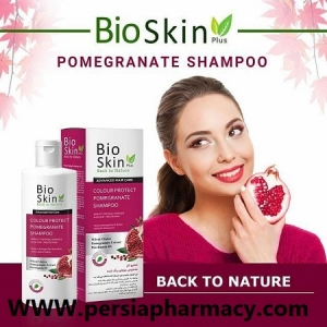 شامپو موهای رنگ شده انار 200میلی لیتری بایواسکین BioSkin