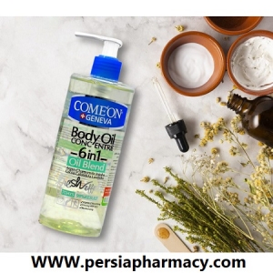روغن بدن مدل 6 در1  400میلی لیتری کامان Comeon