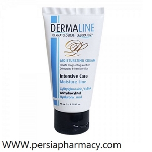 کرم مرطوب کننده پوست حجم 45 میلی لیتر درمالاین Dermaline