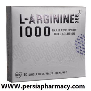 ویال ال آرژینین 1000 بی اس کی 10 عدد BSK