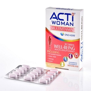 اکتی وومن Acti Woman قرص 30 عددی مولتی ویتامین بانوان لیبرتی سوییس Liberty Swiss