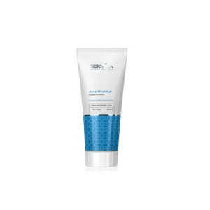 ژل شست وشوی صورت مخصوص پوست های دارای آکنه سروینا 100ميلي ليتري Acne Wash Gel Servina