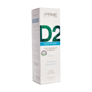 شامپو ضدشوره D2 Ichthy Dry مناسب پوست سرخشک 250 میلی لیتری پریم Prime