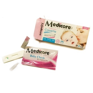 تست تشخیص سریع بارداری Baby Chek مدیکور کاستی Medicore