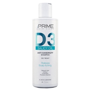 شامپوضدشور D3 Salicy Oil مناسب پوست سر چرب 250 میلی لیتر پریم Prime