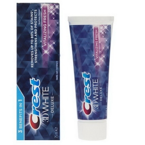 خمیر دندان کرست سری 3D White مدل Vitalizing Fresh 3In1 برند Crest