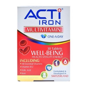 اکتی آیرون Acti Iron قرص 30 عددی لیبرتی سوئیس Liberty Swiss