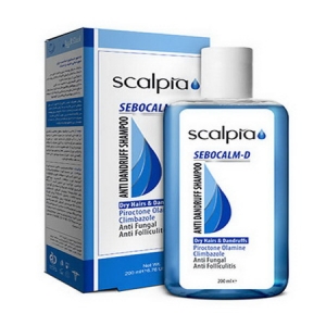 شامپو ضد شوره مناسب برای موهای خشک Scalpia SEBOCALM-D
