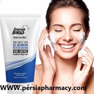 ژل شستشوی صورت مناسب پوست چرب، جوشدار وآکنه ی 150میلی لیتری آی پلاس Iplus