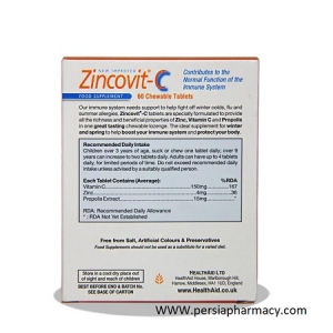 زینکوویت ث قرص 60 عددی  هلث اید Health Aid
