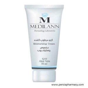 کرم مرطوب کننده مناسب پوست چرب 50 میلی لیتر مدیلن MEDILANN
