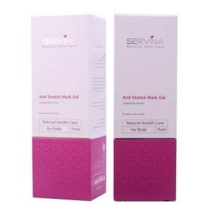 ژل ضدترک پوست بدن سروینا Anti Stretch Mark Gel Servina 