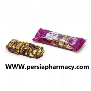 نات بار ویتامین بامغز آجیل و کرن بری 40 گرمی مانی