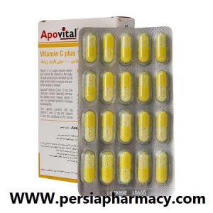 کپسول ویتامین C و زینک آپوویتال 40 عددی Apovital