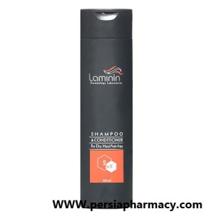 شامپوکراتینه و نرم کننده 2x1 حجم 200 میلی لیتری لامینین Laminin
