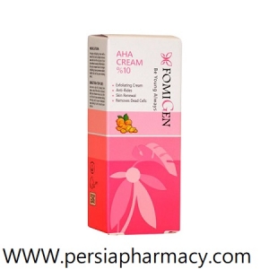 کرم لایه بردار مدل AHA 10% حجم 30 میلی لیتر فومیژن Fomigen