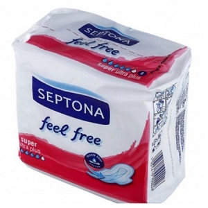 نوار بهداشتی سوپر مدل Feel Free سپتونا 8 عددی  SEPTONA