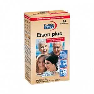 آیزن پلاس (قرص آهن) 60 عددی یوروویتال Eurho Vital