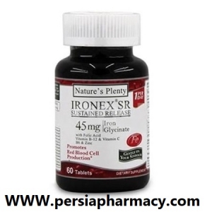 قرص آیرونکس اس آر 60عددی نیچرز پلنتی Natures Plenty 