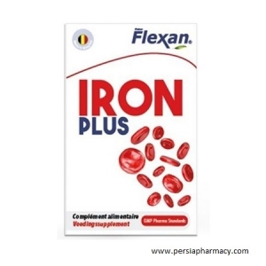 قرص آیرون پلاس 60 عدد فلکسان FLEXAN