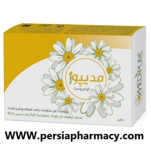 شوینده روشن کننده غیر صابونی حاوی عصاره گل بابونه 100 گرمی مدیپور Medipure