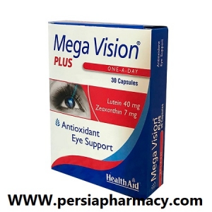 کپسول مگاویژن پلاس 30 عددی Mega Vision Plusهلث اید 