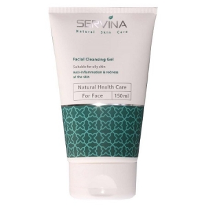ژل شست وشوی صورت سروینا مناسب برای پوست چرب Facial Cleansing Gel Servina