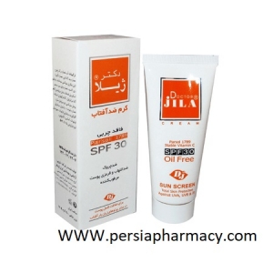 کرم ضدآفتاب فاقدچربی SPF30 بی رنگ دکترژیلا Doctor Jila