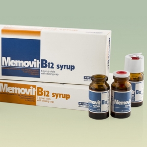 مموویت ب12 شربت بصورت ویال خوراکی Memovit B12