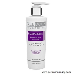 ژل شستشو صورت مناسب پوست های تیره و دارای لک حجم 200 میلی لیتر فیس دوکس FACE DOUX