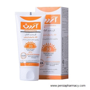 کرم ضد آفتاب رنگی SPF30 مناسب پوست نرمال و حساس حجم 50 میلی لیتر آردن ARDENE