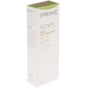 کرم مرطوب کننده رنگی Acnex Tinted SPF30 فاقدچربی مناسب پوست چرب 50 میلی لیتری پریم Prime