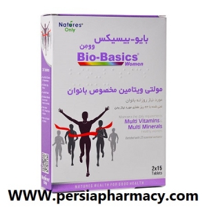 قرص مولتی ویتامین بایوبیسیکس مخصوص بانوان 30 عددی نیچرز اونلی Natures Only