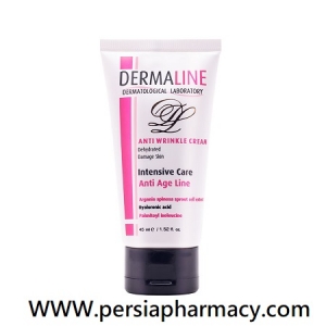 کرم مناسب چروک های سطحی پوست حجم 45 میلی لیتر درمالاین Dermaline