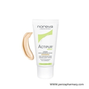 کرم ضد جوش BB نوروا سری Actipur  مدل Light Tinted (رنگ روشن) 30 میلی لیتر