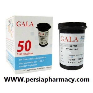 نوار تست قند خون 50 عددی گالا GALA