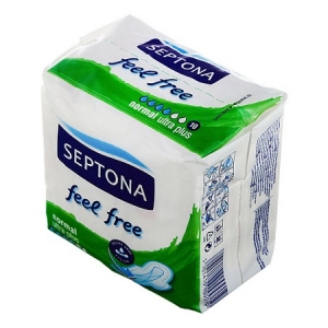 نوار بهداشتی حساس نرمال مدل Feel Free سپتونا 10 عددی  SEPTONA
