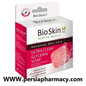 صابون فوق شفاف ارگانیک گلیسیرین 100گرمی بایواسکین BioSkin