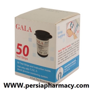 نوار تست قند خون 50 عددی گالا GALA